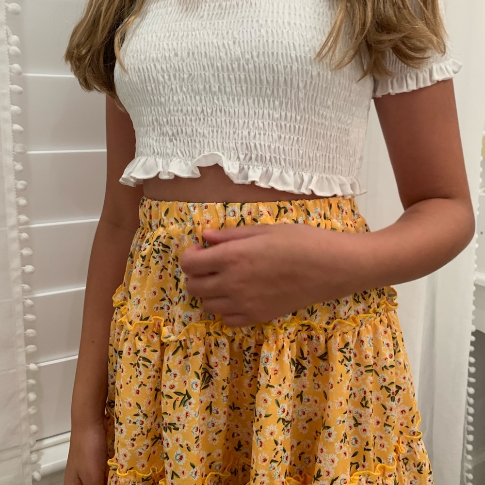 SHEIN two piece outfit kids set